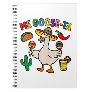 Caderno Espiral Me Goose-Ta Engraçado Espanhol Mexicano