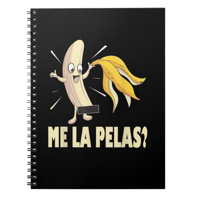 Caderno Espiral Me La Pelas (Frente)