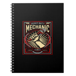 Caderno Espiral mecanismo de trabalho pesado