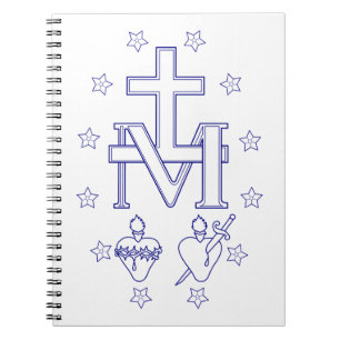 Caderno Espiral Medalha de Nossa Senhora das Graças Arte Fina Mila