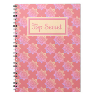 Caderno Espiral Medalhões de Notebook Boho Pastel Spiral