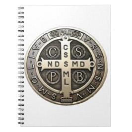 Caderno Espiral medalla de San Benito