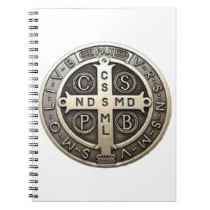 Caderno Espiral medalla de San Benito