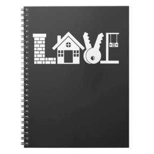 Caderno Espiral Mediador imobiliário: Amor vendido da propriedade