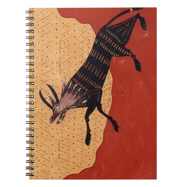 Caderno Espiral Medieval beast notebook (Frente)
