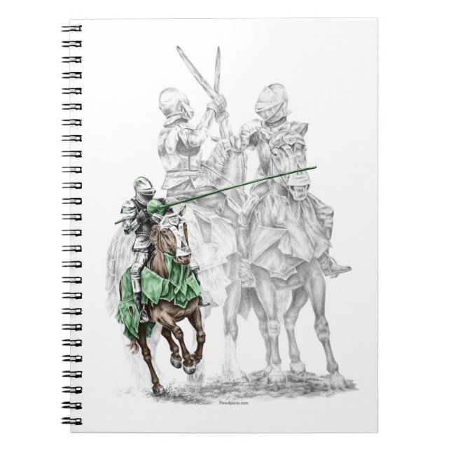 Caderno Espiral Medieval Renaissance Knights (Frente)