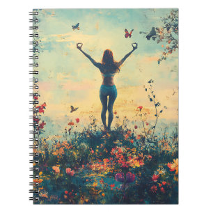 Caderno Espiral Meditação Serena ao Nascer do Sol (1)