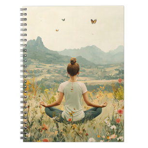 Caderno Espiral Meditação Serena ao Nascer do Sol (6)