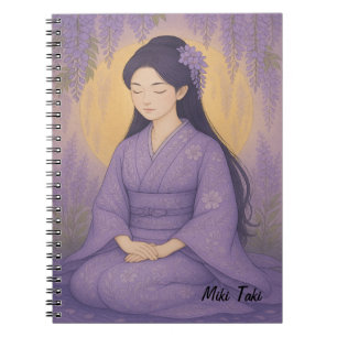 Caderno Espiral Meditação Zen Yoga Personalizada Arroz