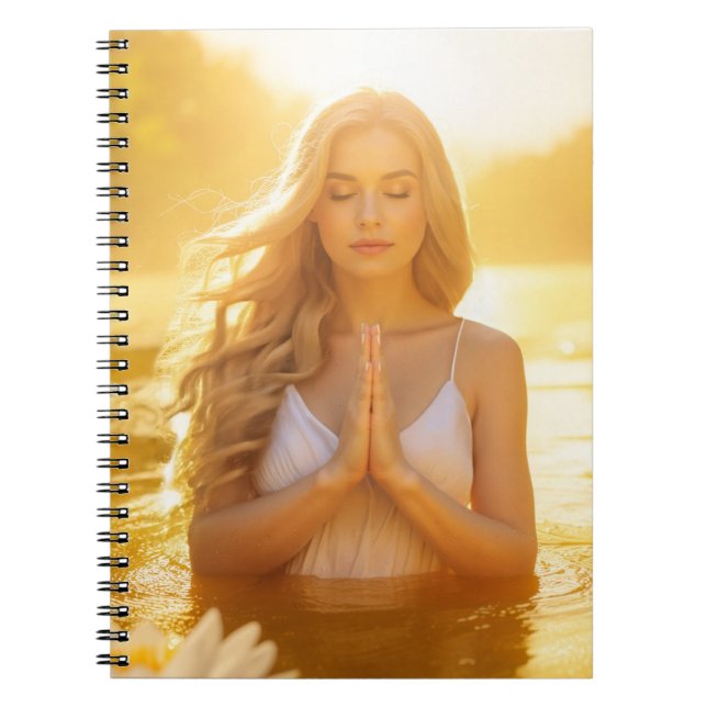 CADERNO ESPIRAL MEDITATION - YOGA -- CARPE DIEM (Frente)