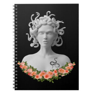 Caderno Espiral Medusa Gorgon Mitologia Grega
