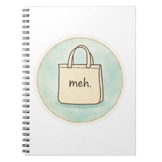 Caderno Espiral Meh Shopping Tote Notes
