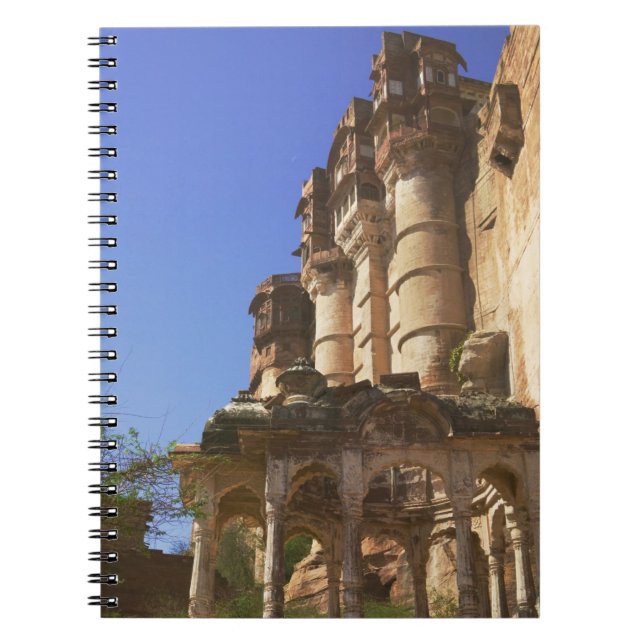 Caderno Espiral Meherangarh, o Forte Majestoso, Jodhpur, (Frente)