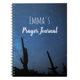 Caderno Espiral Meia-noite no Diário da Oração do Deserto