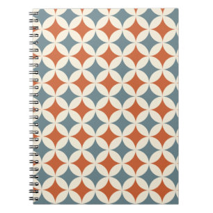 Caderno Espiral Meios séculos Retrovisores Círculos Modernos