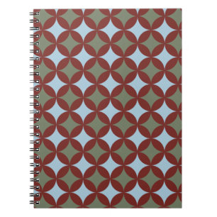 Caderno Espiral Meios séculos Retrovisores Círculos Modernos