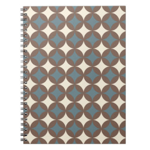 Caderno Espiral Meios séculos Retrovisores Círculos Modernos