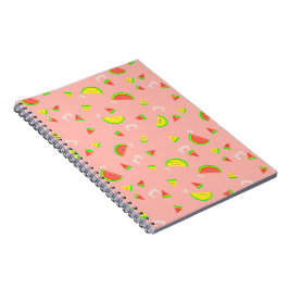 Caderno Espiral Melancia Cúbica