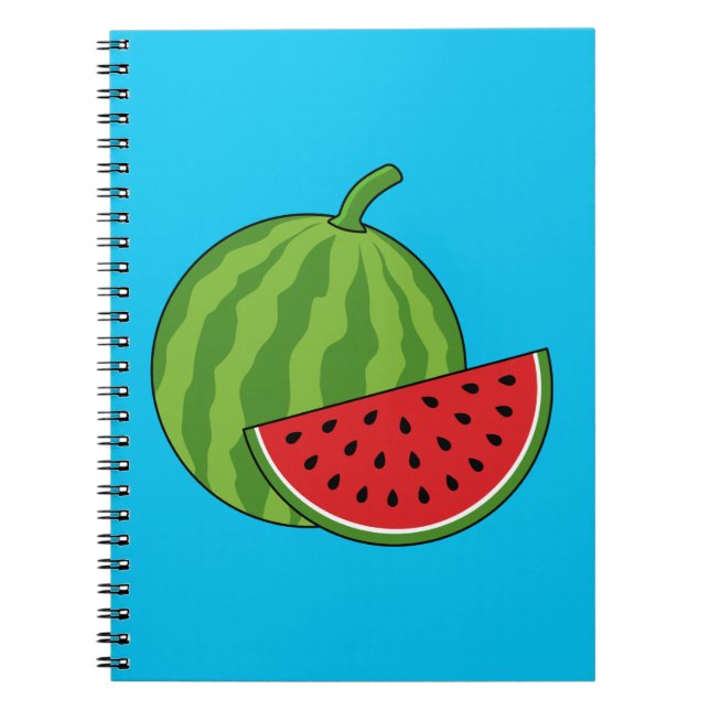 Caderno Espiral Melancia e fatia (Frente)