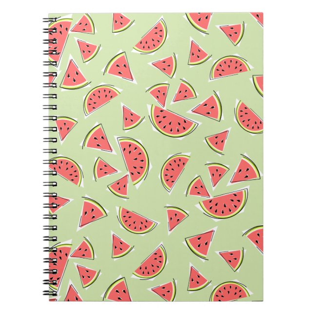 Caderno Espiral Melancia Verde Multi 2 (Frente)