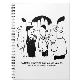 Caderno Espiral Melhor Advertência para Bridegroom