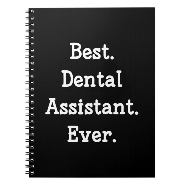 Caderno Espiral Melhor. Assistente dental. Nunca (Frente)