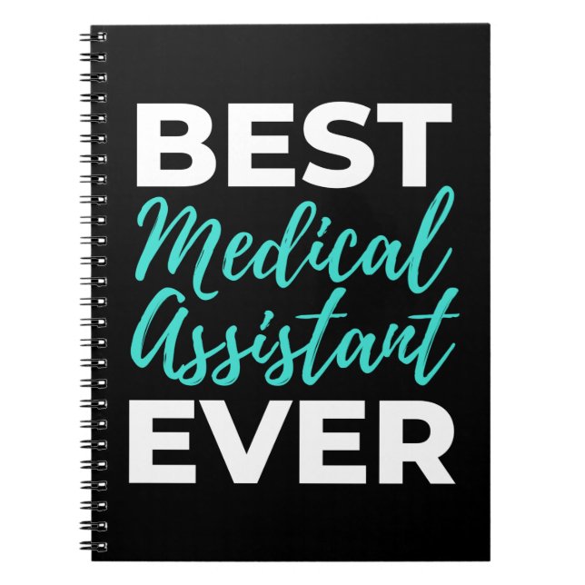 Caderno Espiral Melhor Assistente Médico Nunca (Frente)