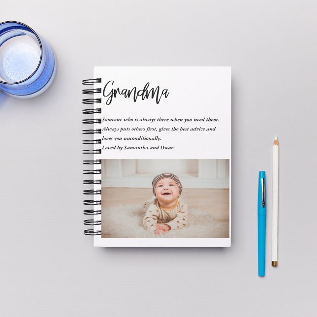 Caderno Espiral Melhor Avó Simples Moderna Nunca Melhor Presente D (Criador carregado)
