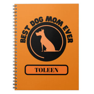 Caderno Espiral Melhor Cachorro Que A Mãe Já Personalizou