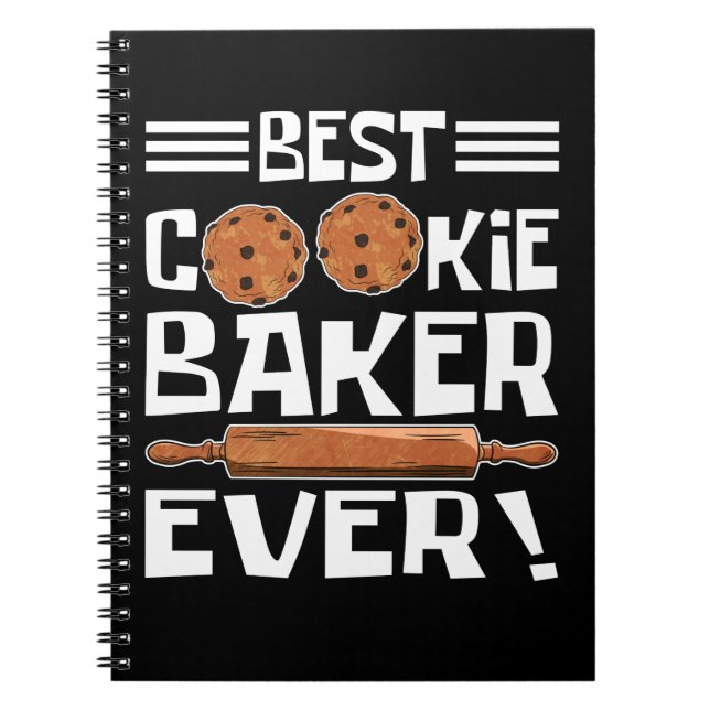 Caderno Espiral Melhor Cookie Baker de sempre (Frente)