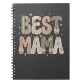 Caderno Espiral Melhor Design Floral Literário de Mama Livresco