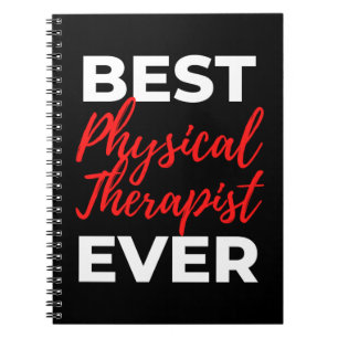 Caderno Espiral Melhor Fisioterapeuta de Todos os Tempos