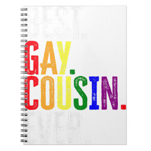 Caderno Espiral Melhor Gay Primo de Ever LGBT Gay de Primo Gifm Gi