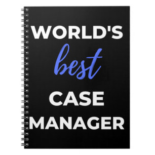 Caderno Espiral Melhor gerente de casos do mundo