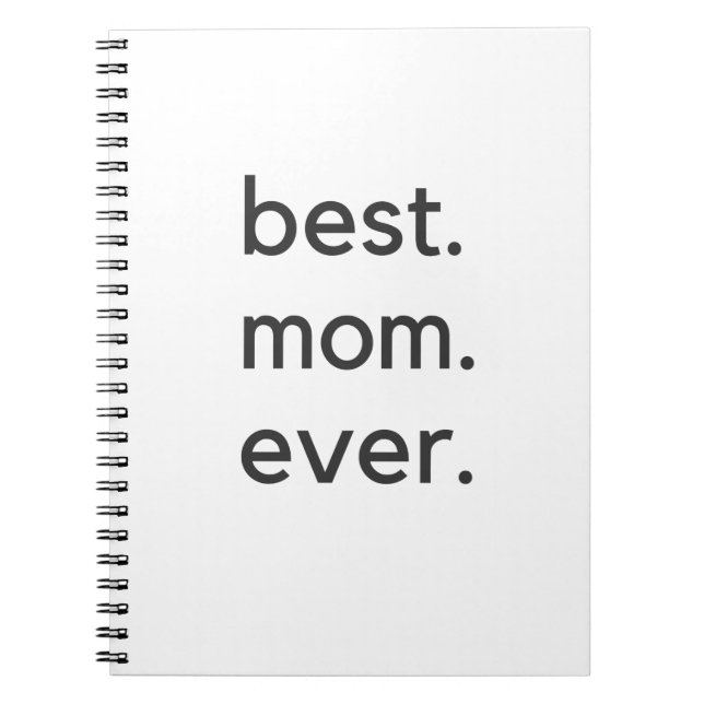 Caderno Espiral melhor, mãe. (Frente)