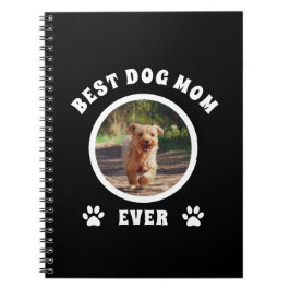 Caderno Espiral Melhor Mãe De Cachorro Personalizada De Foto