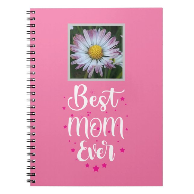 Caderno Espiral Melhor Mãe De Sempre, Bonita Daisy (Frente)