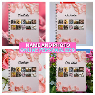 Caderno Espiral Melhor Mãe de Todos os Tempos Colagem de Fotos em 