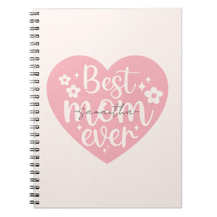 Caderno Espiral Melhor Mãe do Coração Nunca