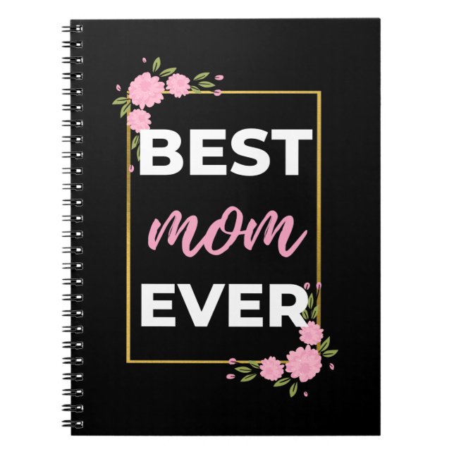 Caderno Espiral Melhor Mãe Nunca (Frente)