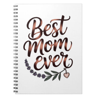 Caderno Espiral "Melhor Mãe Nunca"