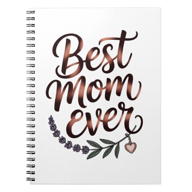 Caderno Espiral "Melhor Mãe Nunca" (Frente)
