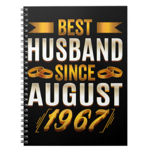 Caderno Espiral Melhor Marido Desde Aniversário Engraçado De Ago