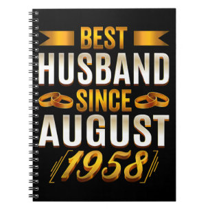 Caderno Espiral Melhor Marido EngraçadoAniversário Pai Mãe