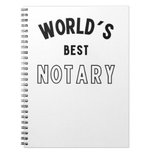 Caderno Espiral Melhor Notário do Mundo