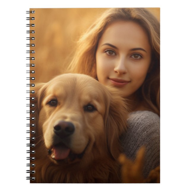 Caderno Espiral Melhor ouro Cachorro Que Já Chegou (Frente)