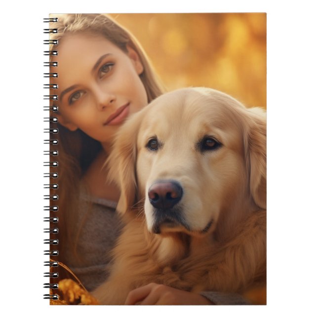 Caderno Espiral Melhor ouro Cachorro Que Já Chegou (Frente)