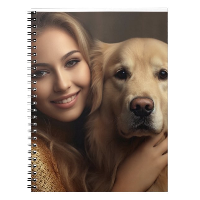Caderno Espiral Melhor ouro Cachorro Que Já Chegou (Frente)