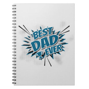 Caderno Espiral Melhor Pai Nunca