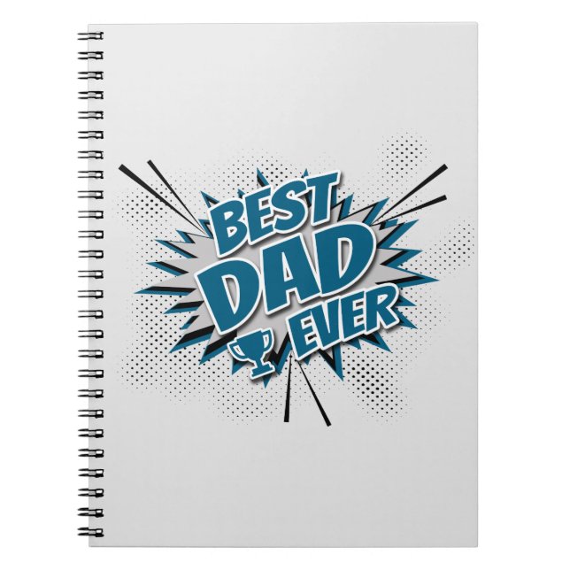 Caderno Espiral Melhor Pai Nunca (Frente)